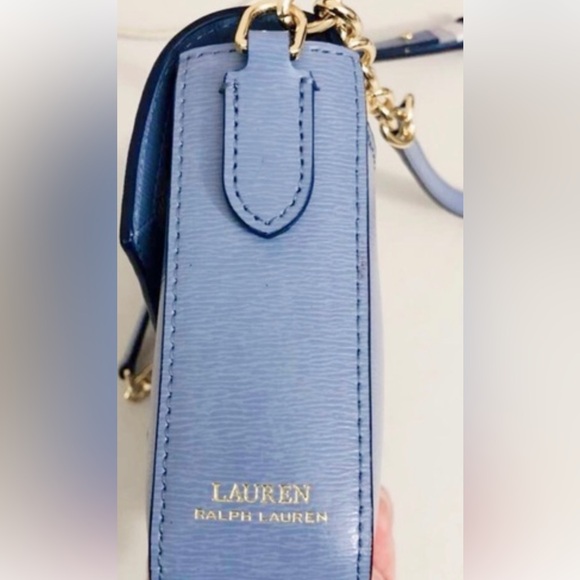 🩵BRAND NEW Ralph Lauren Crossbody Bag - blue with gold hardware🩵 - Picture 4 of 16